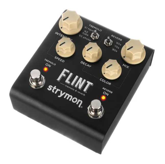 Strymon Flint V2, grafica del pannello superiore