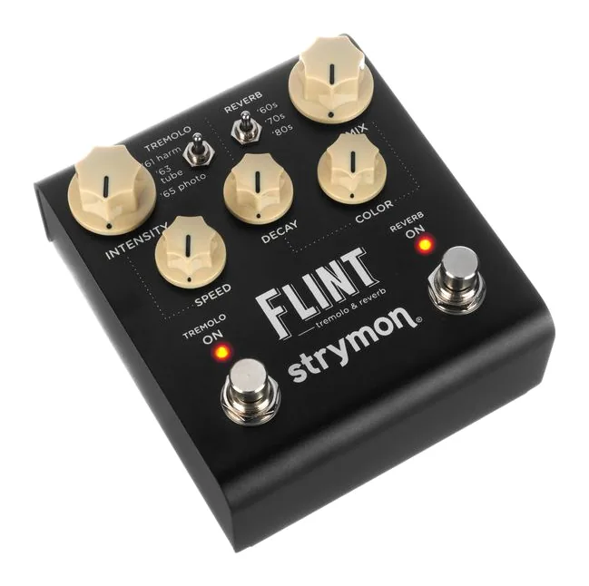 Strymon Flint V2, manopole viste dall'alto