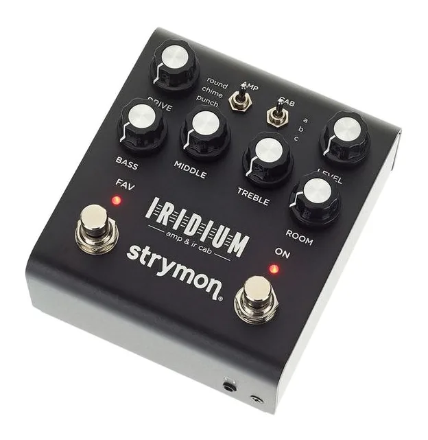 Strymon Iridium Amp & IR Cab, manopole viste dall'alto