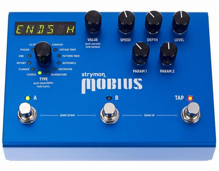 Strymon Mobius, led e interruttore a pedale