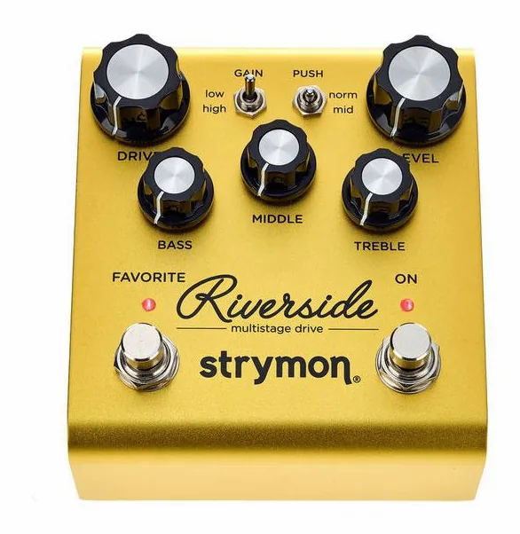 Strymon Riverside, led e interruttore a pedale