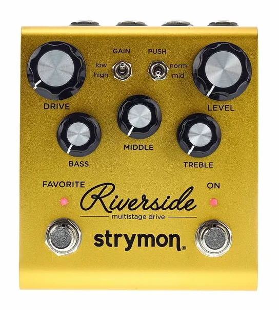 Strymon Riverside, grafica del pannello superiore