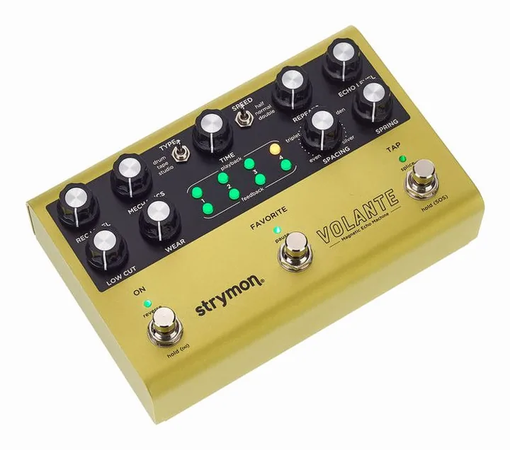 Strymon Volante, manopole viste dall'alto