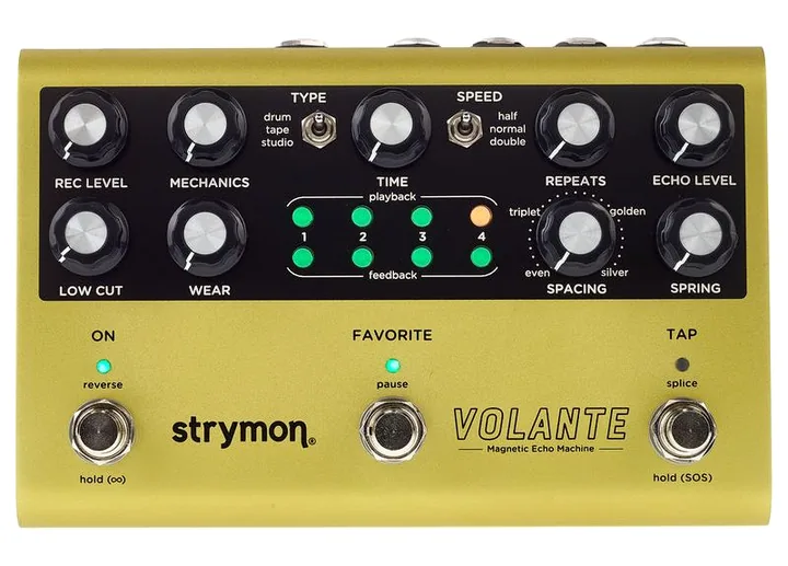 Strymon Volante, ingressi e uscite laterali