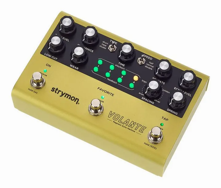 Strymon Volante in primo piano frontale