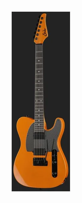 Suhr Andy Wood 10th Anniv T Orange, vista posteriore del corpo