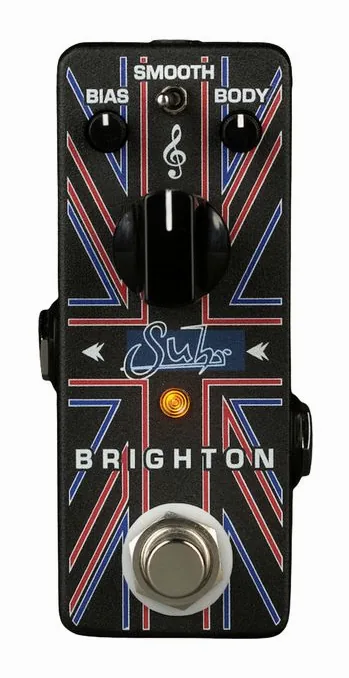 Suhr Brighton Treble Booster, ingressi e uscite laterali