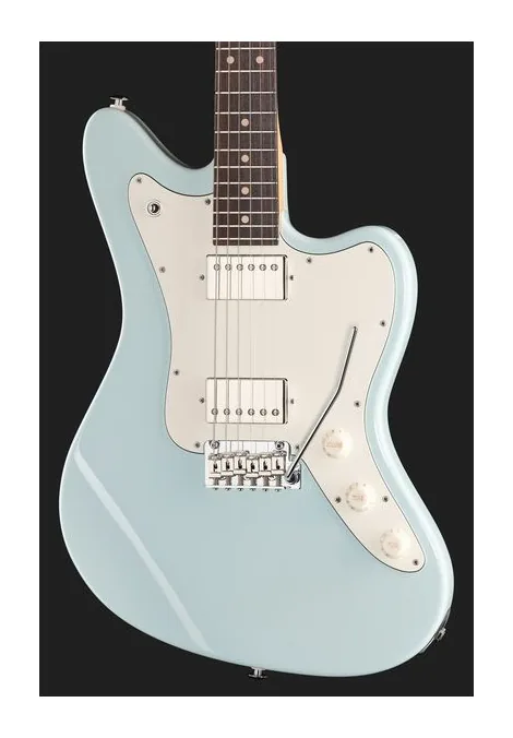 Suhr Classic JM HH RW SBL, corpo e verniciatura in primo piano