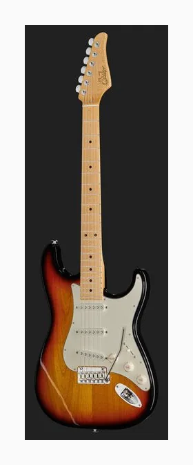 Suhr Classic S Antique SSS MN 3TB, paletta con meccaniche e logo