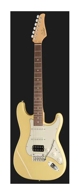 Suhr Classic S Antique HSS RW VY, manico e tastiera visti di lato