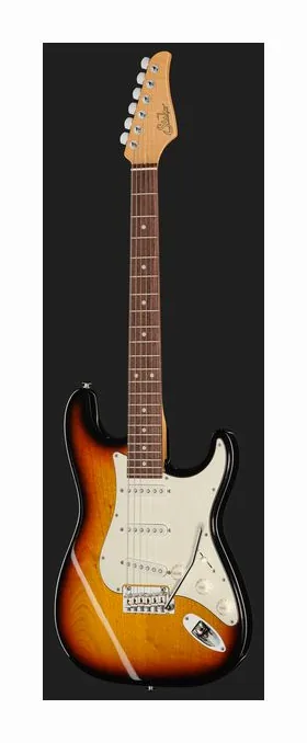 Suhr Classic S Antique SSS RW 3TB, vista posteriore del corpo