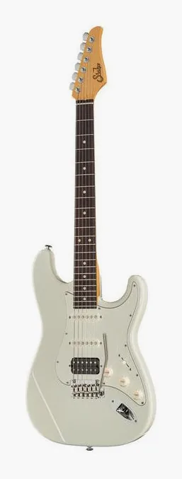Suhr Classic S ST HSS RW OW fotografato frontalmente