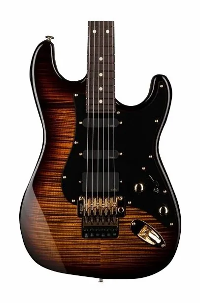 Suhr Classic S Antique SSS MN 3TB inquadrato di fronte su sfondo neutro