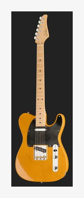 Suhr Classic T Antique MN BS, curve del body viste dall'alto