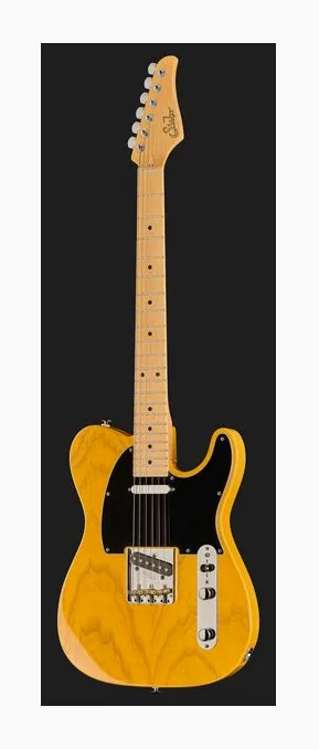 Suhr Classic T MN BS, vista posteriore del corpo