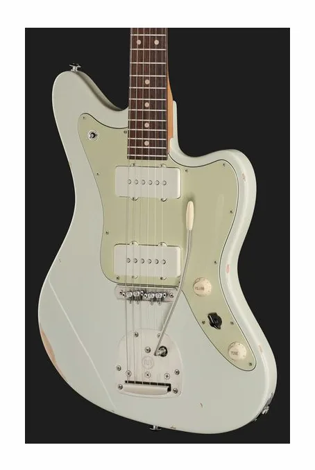 Suhr JM Antique Funk LE Olympic Wh, profilo laterale del corpo