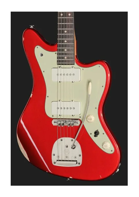 Suhr JM Antique Funk LE Candy Apple, paletta con meccaniche e logo