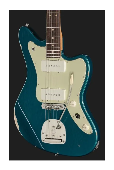 Suhr JM Antique Funk LE Ocean Turq, paletta con meccaniche e logo