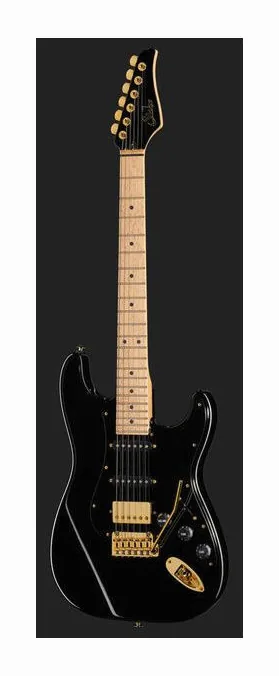 Suhr Mateus Asato Classic S MN BK, manico e tastiera visti di lato