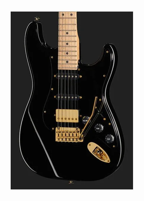 Suhr Mateus Asato Classic S MN BK, vista posteriore del corpo