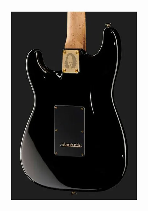 Suhr Mateus Asato Classic S MN BK, curve del body viste dall'alto