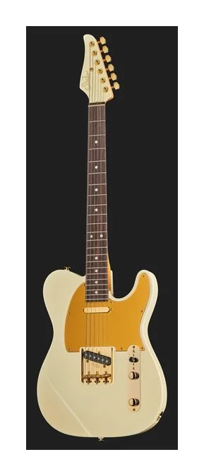 Suhr Mateus Asato Classic T WH, corpo e verniciatura in primo piano