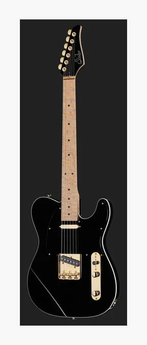 Suhr Mateus Asato Classic T MN BK, paletta con meccaniche e logo