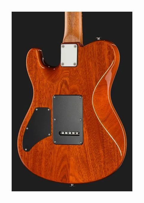Suhr Oso Custom Orange Stain, profilo laterale del corpo