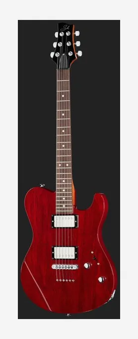 Suhr Oso Trans Red, paletta con meccaniche e logo