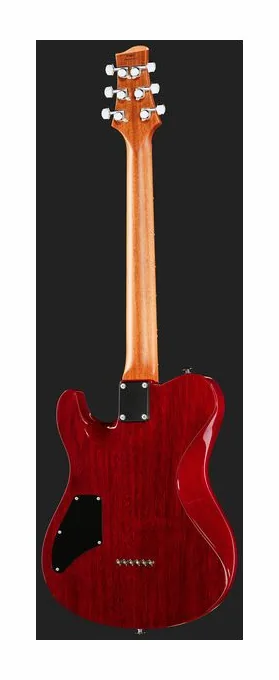 Suhr Oso Trans Red, profilo laterale del corpo