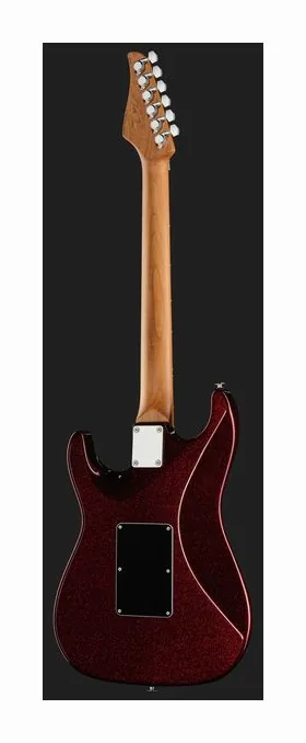 Suhr Pete Thorn Custom HSS Red Sp, corpo e verniciatura in primo piano