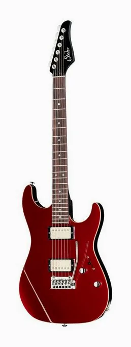 Suhr Pete Thorn Signature GRM inquadrato di fronte su sfondo neutro