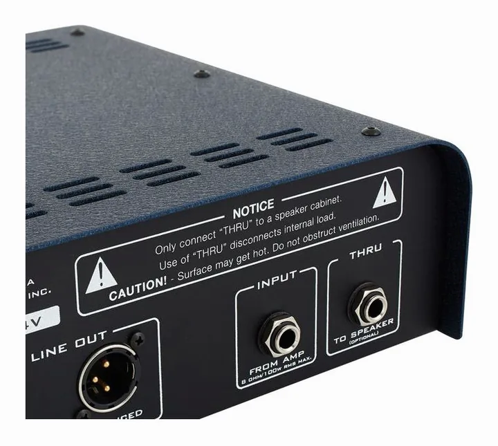 Suhr Reactive Load, pannello dei controlli in primo piano