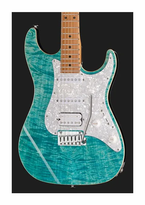 Suhr Standard Plus HSS RM BHB, corpo e verniciatura in primo piano