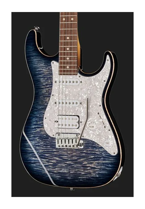 Suhr Standard Plus HSS PF TWB, profilo laterale del corpo