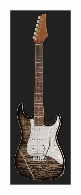 Suhr Standard Plus HSS PF TCB, manico e tastiera visti di lato