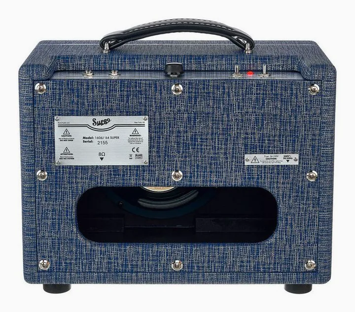 Supro 64 Super Combo, vista dall'alto della testata