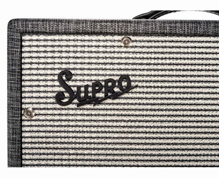 Supro 1790 Black Magick Extension Ca, vista dall'alto della testata
