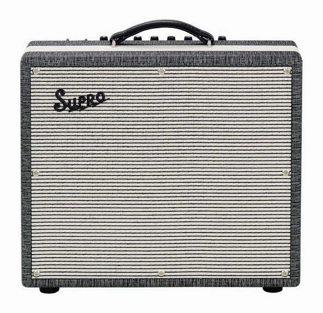 Supro 1696RT Black Magick Rev Combo, manopole e selettore dei canali