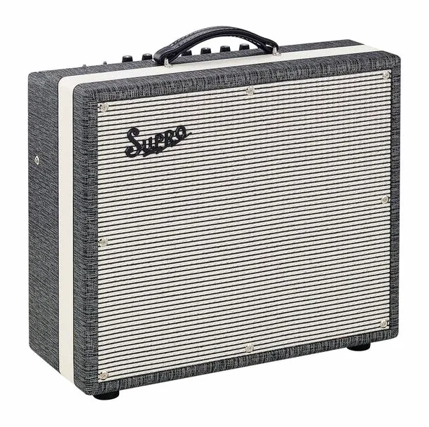 Supro 1696RT Black Magick Rev Combo, manopole e selettore dei canali