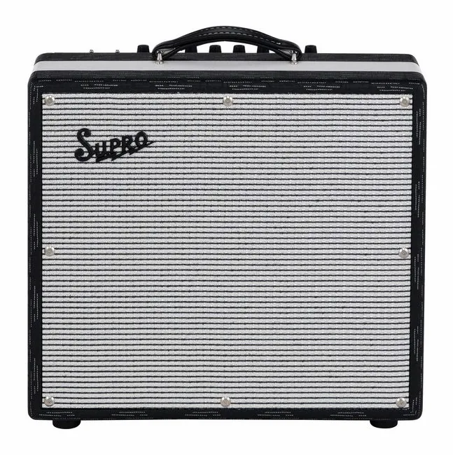 Supro Black Magick Reverb TB, vista laterale del cabinet