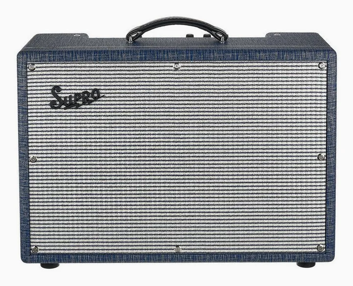 Supro Keeley Custom 12 Combo, logo e finiture del pannello frontale