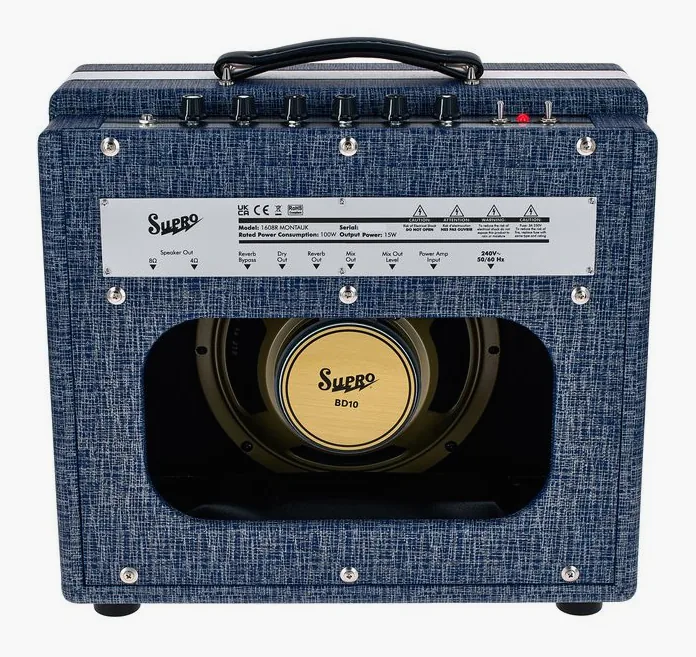 Supro Montauk 1x10 BL, griglia dell'altoparlante