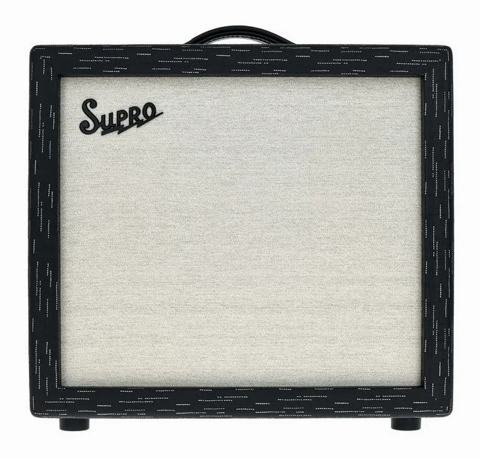 Supro Royale 1x12, retro con le prese di collegamento
