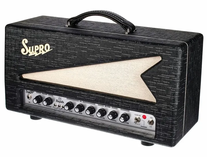Supro Royale Head in primo piano frontale