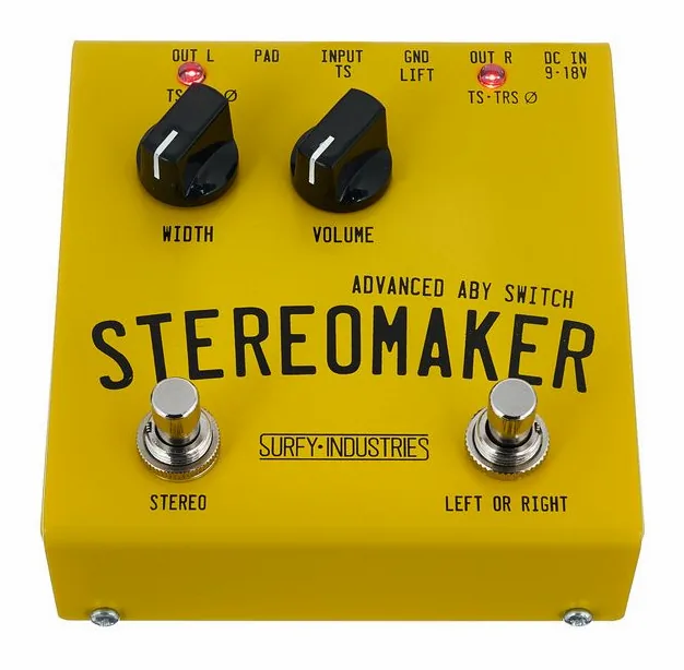 Surfy Industries Stereomaker ABY Switch, led e interruttore a pedale