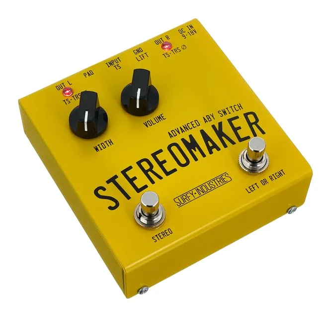 Surfy Industries Stereomaker ABY Switch, ingressi e uscite laterali