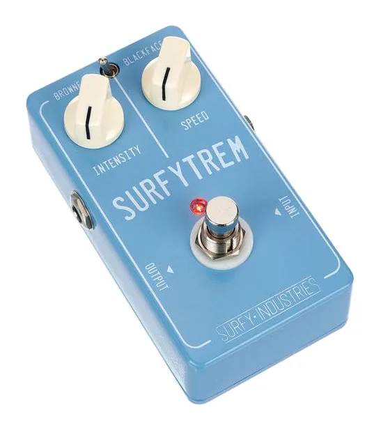 Surfy Industries SurfyTrem Tremolo, grafica del pannello superiore