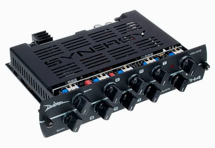 Synergy Diezel VH4 Pre-Amp, pannello dei controlli in primo piano