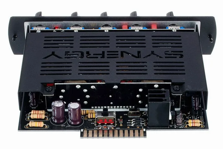 Synergy Diezel VH4 Pre-Amp, logo e finiture del pannello frontale